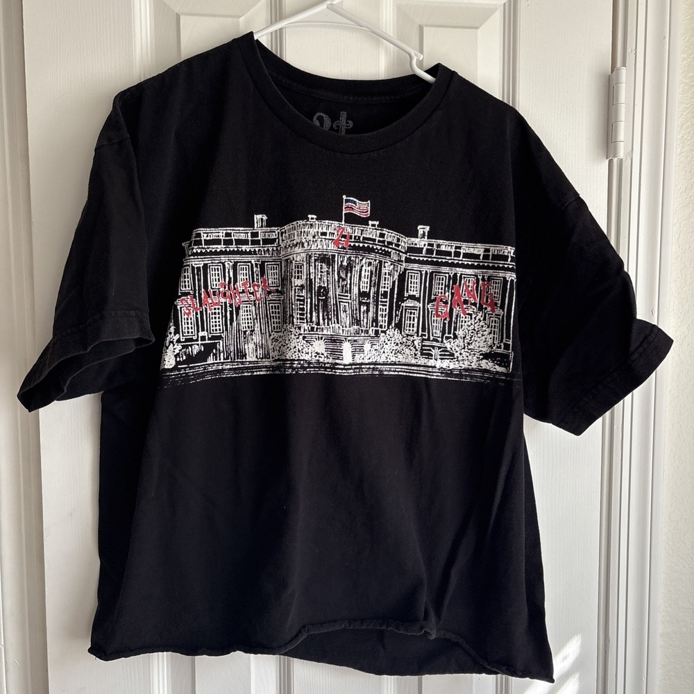 21 Savage 2024 American Dream Tour T-shirt Sz Large-Cut At Bottom